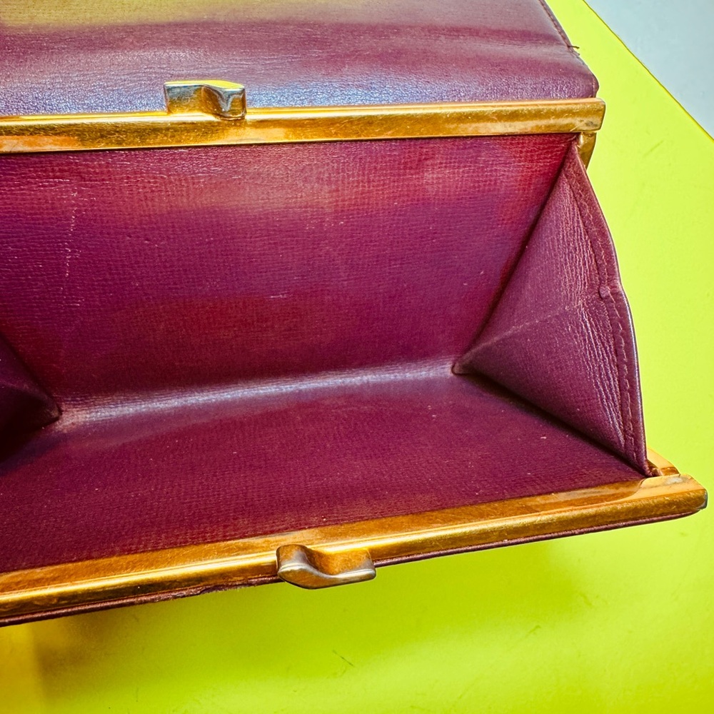 Cartier Must de Cartier trifold long wallet Leather Burgundy Leather - Picture 7 of 13